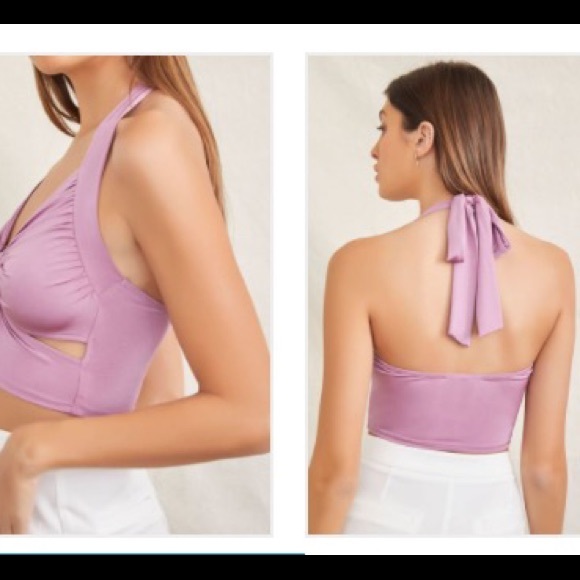 Pink crop top- SOLD - Picture 2 of 2